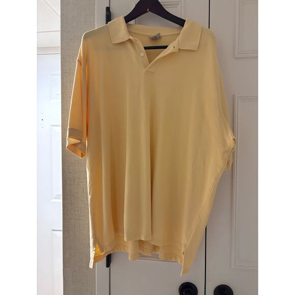 L.L. Bean Yellow Mens Polo Size XXL Tall - Picture 1 of 2